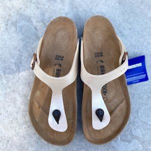 NWT Birkenstock Gizeh Birko-Flor Thong Sandals, Size: 39